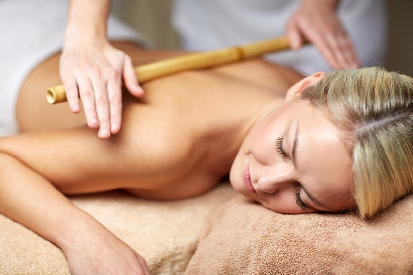 Bambusstab Massage